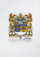Armorial Universal Engraving by Segoing Pierre le Clerc - Panteek Antique Prints
