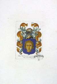 Armorial Universal Engraving by Segoing Santeul - Panteek Antique Prints