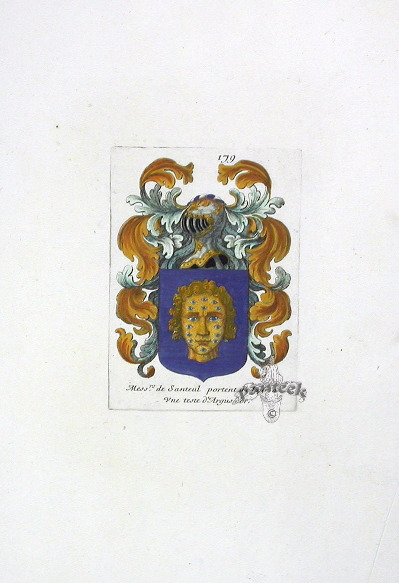 Armorial Universal Engraving by Segoing Santeul