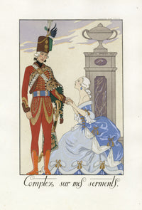 Barbier Falbalas & Fanfreluches Comptez sur mes serments - Panteek Antique Prints