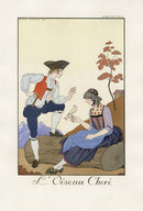 Barbier Falbalas & Fanfreluches L'Oiseau Cheri - Panteek Antique Prints