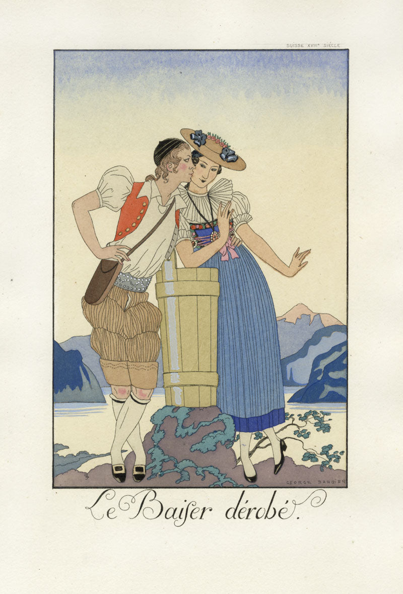 Barbier Falbalas & Fanfreluches Le baiser derobe