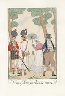 Barbier Falbalas & Fanfreluches Venez done, ma bonne amie! - Panteek Antique Prints