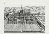 Bockler Architectura Curiosa Nova El Escorial - Panteek Antique Prints