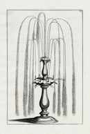 Bockler Architectura Curiosa Nova Fountain, 12 Spout 2 Tier - Panteek Antique Prints