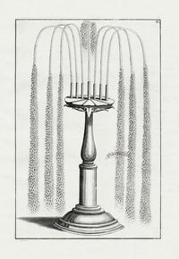 Bockler Architectura Curiosa Nova Fountain, 7 Spout Pillar - Panteek Antique Prints