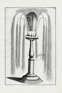 Bockler Architectura Curiosa Nova Fountain, Fan & 5 Spout - Panteek Antique Prints