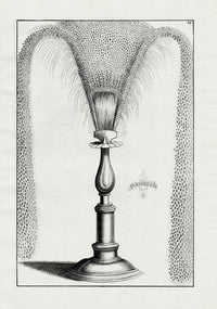 Bockler Architectura Curiosa Nova Fountain, Fan Spout - Panteek Antique Prints