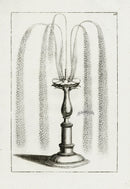 Bockler Architectura Curiosa Nova Fountain, Flower Pillar - Panteek Antique Prints