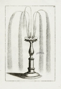 Bockler Architectura Curiosa Nova Fountain, Flower Pillar - Panteek Antique Prints