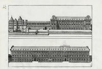Bockler Architectura Curiosa Nova Fountain, Munich Residence - Panteek Antique Prints