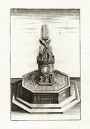 Bockler Architectura Curiosa Nova Fountain, Phoenix - Panteek Antique Prints
