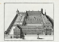 Bockler Architectura Curiosa Nova Fountain, St. Michael's Church - Panteek Antique Prints