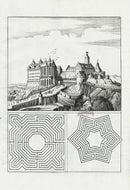 Bockler Architectura Curiosa Nova Mazes, Star - Panteek Antique Prints