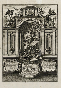 Bockler Architectura Curiosa Nova Title Page Bockler - Panteek Antique Prints