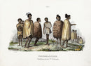 Bodmer Indigenous Peoples of the World Antique Print 1845 Maori - Panteek Antique Prints