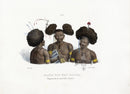 Bodmer Indigenous Peoples of the World Antique Print 1845 New Guinea - Panteek Antique Prints