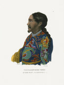 Bodmer Indigenous Peoples of the World Antique Print 1845 Tatarischer - Panteek Antique Prints