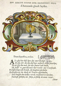 Bolland 1640 Mythology Emblem Print Avoid Excess - Panteek Antique Prints