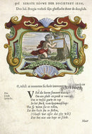 Bolland 1640 Mythology Emblem Print Innumerable Numbers - Panteek Antique Prints