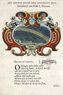 Bolland 1640 Mythology Emblem Print Path to God - Panteek Antique Prints