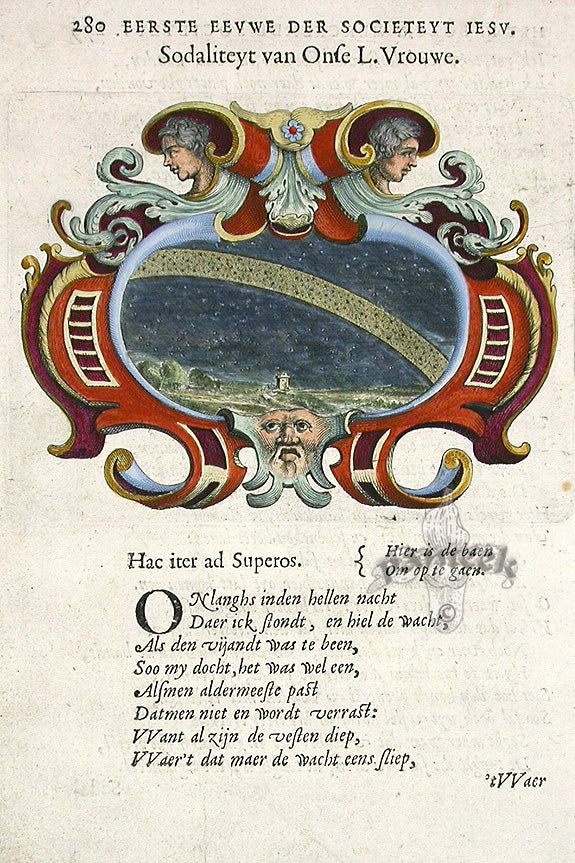 Bolland 1640 Mythology Emblem Print Path to God