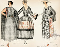 Bon Ton Fashion Prints Croquis de Modes d'Ete - Panteek Antique Prints