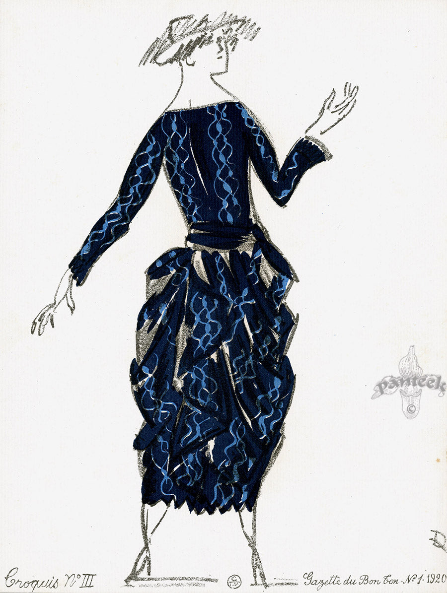 Bon Ton Fashion Prints Croquis de Modes, R Dufy - Panteek Antique Prints