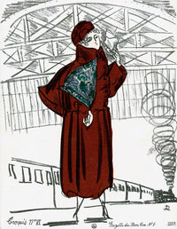 Bon Ton Fashion Prints Croquis de Modes, R Dufy - Panteek Antique Prints