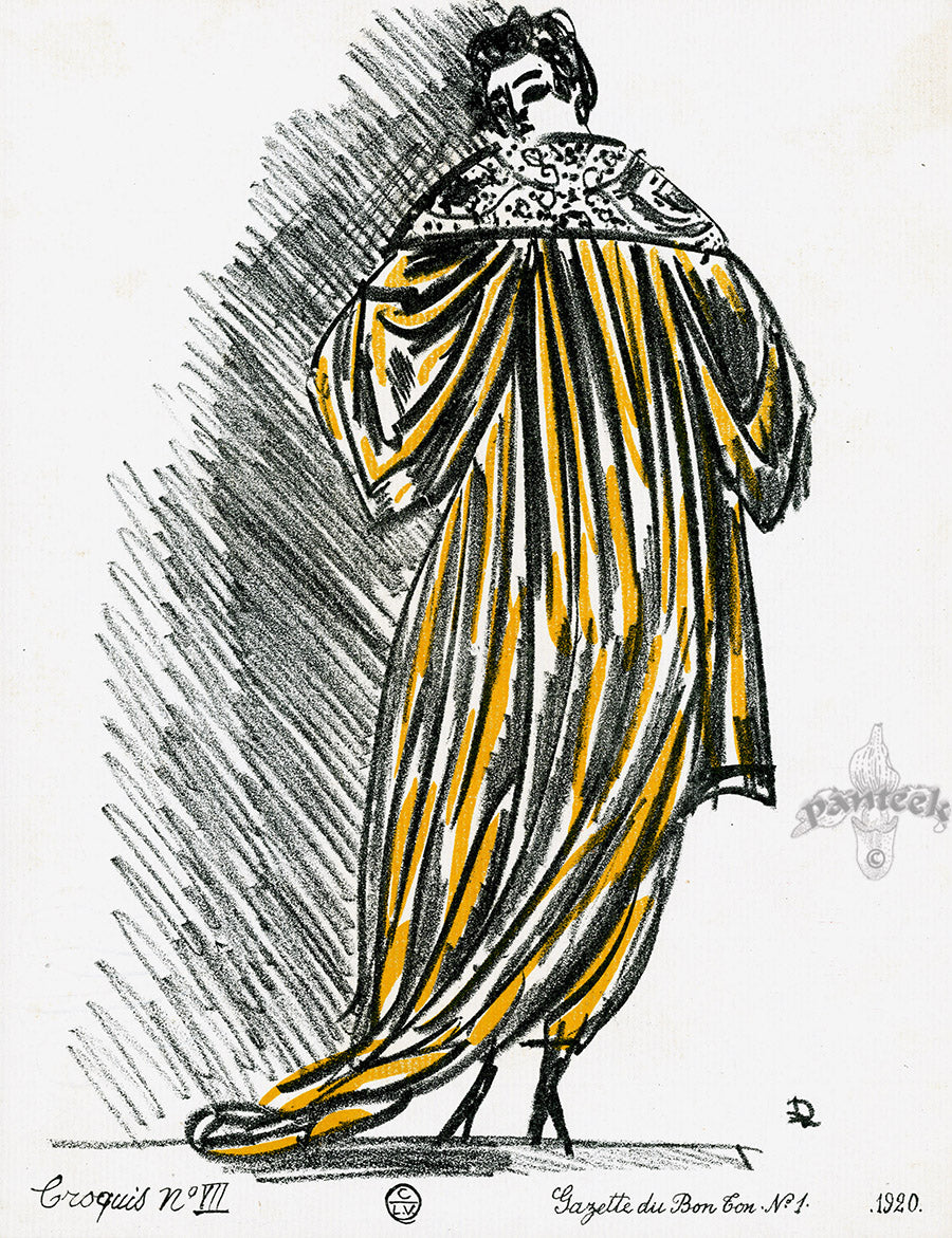 Bon Ton Fashion Prints Croquis de Modes, R Dufy - Panteek Antique Prints