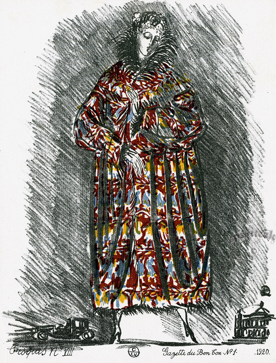 Bon Ton Fashion Prints Croquis de Modes, R Dufy - Panteek Antique Prints