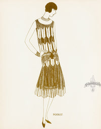 Bon Ton Fashion Prints Croquis Douze Robes - Panteek Antique Prints