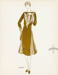 Bon Ton Fashion Prints Croquis Douze Robes - Panteek Antique Prints