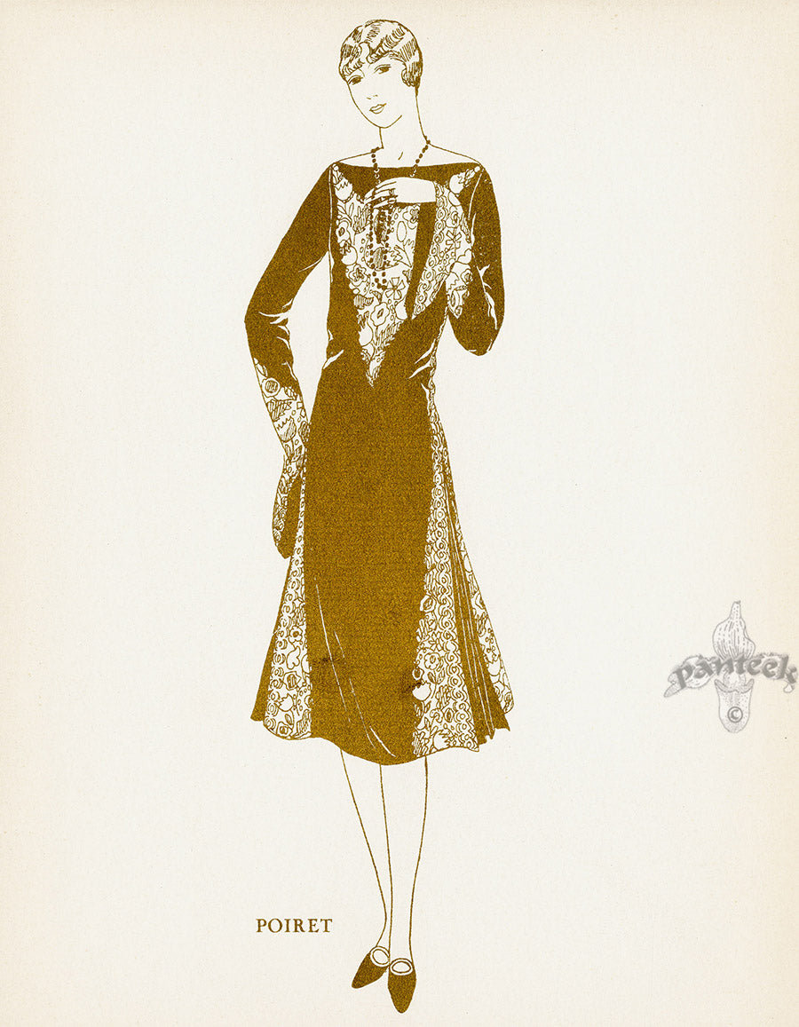 Bon Ton Fashion Prints Croquis Douze Robes - Panteek Antique Prints