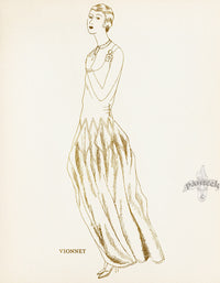 Bon Ton Fashion Prints Croquis Douze Robes - Panteek Antique Prints