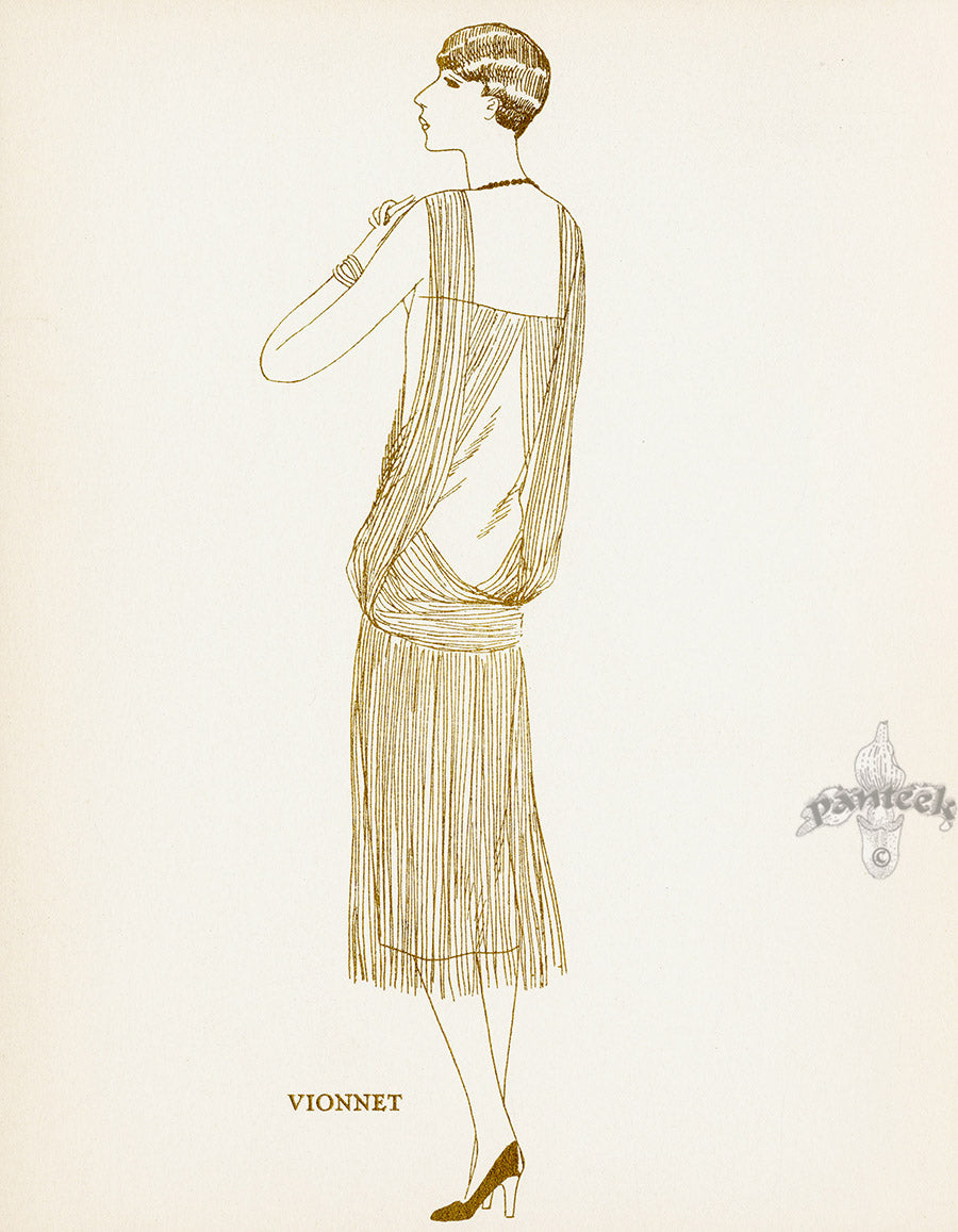 Bon Ton Fashion Prints Croquis Douze Robes - Panteek Antique Prints