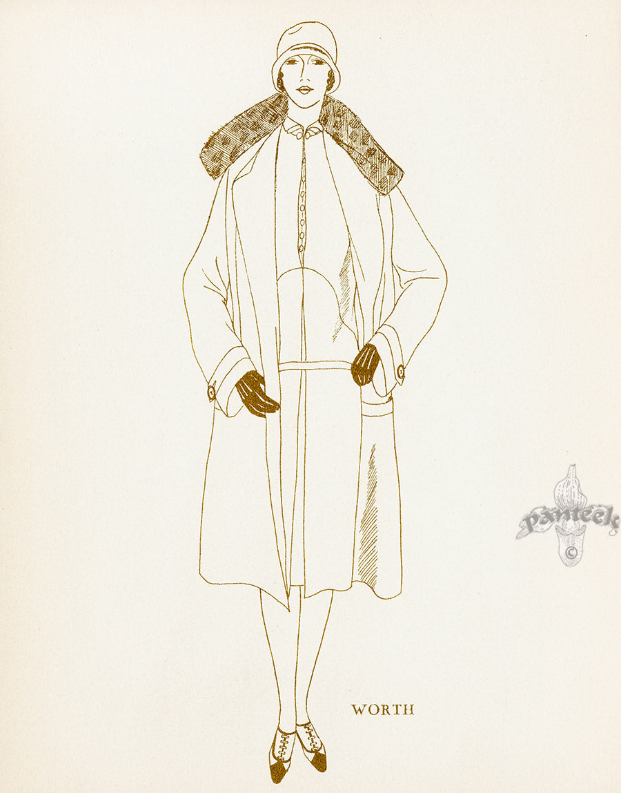 Bon Ton Fashion Prints Croquis Douze Robes - Panteek Antique Prints