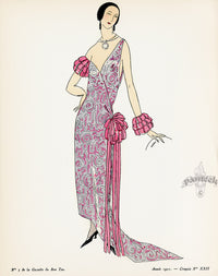 Bon Ton Fashion Prints Croquis Le Ruban - Panteek Antique Prints