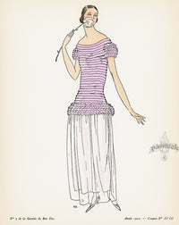 Bon Ton Fashion Prints Croquis Le Ruban - Panteek Antique Prints