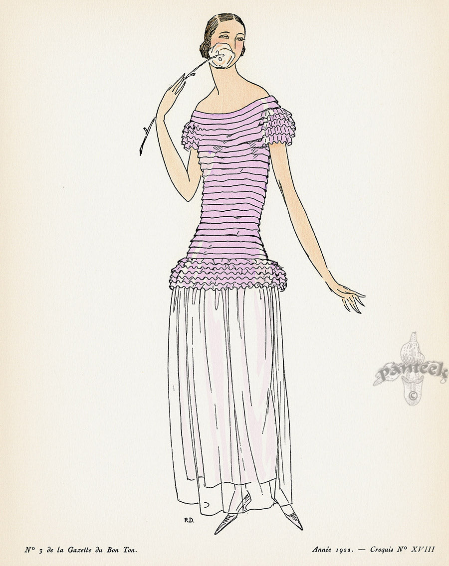 Bon Ton Fashion Prints Croquis Le Ruban