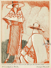 Bon Ton Fashion Prints Croquis Les Modes en l'an de Grace - Panteek Antique Prints