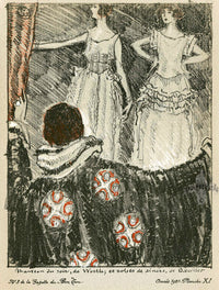 Bon Ton Fashion Prints Croquis Les Modes en l'an de Grace - Panteek Antique Prints