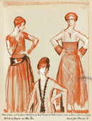 Bon Ton Fashion Prints Croquis Les Modes en l'an de Grace - Panteek Antique Prints