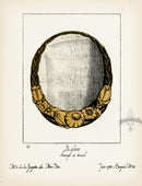 Bon Ton Fashion Prints Croquis Loge d'Actrice, Actress - Panteek Antique Prints