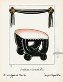 Bon Ton Fashion Prints Croquis Loge d'Actrice, Actress - Panteek Antique Prints