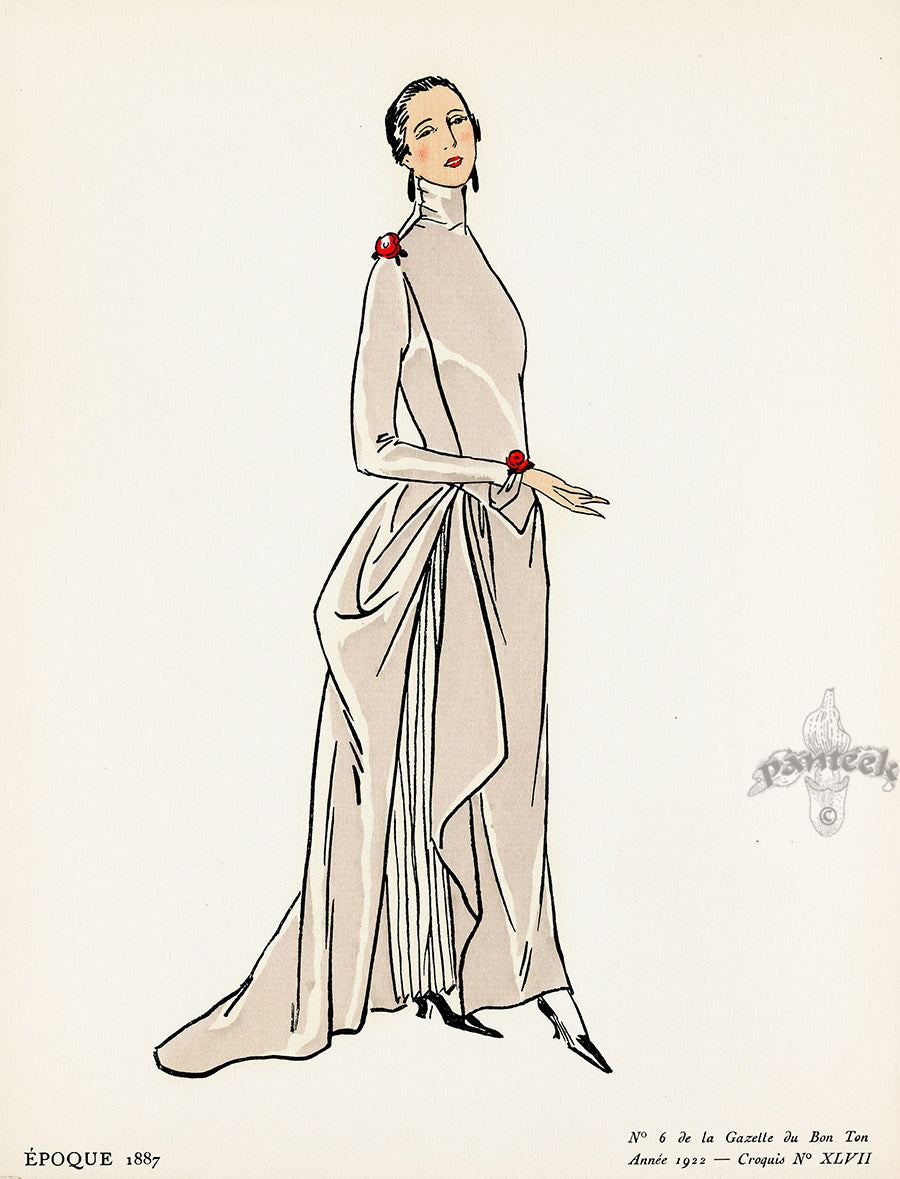Bon Ton Fashion Prints Croquis Ou Va La Mode - Panteek Antique Prints