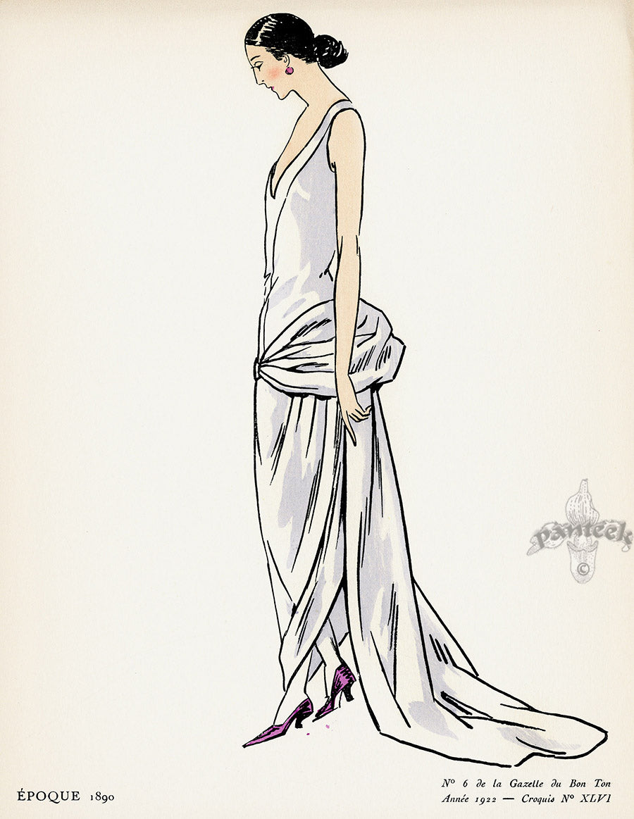Bon Ton Fashion Prints Croquis Ou Va La Mode - Panteek Antique Prints