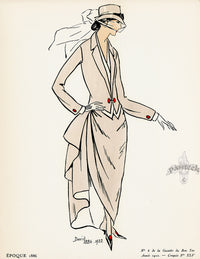 Bon Ton Fashion Prints Croquis Ou Va La Mode - Panteek Antique Prints