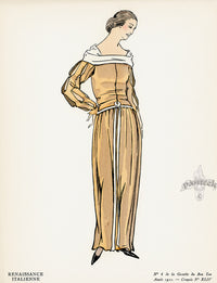 Bon Ton Fashion Prints Croquis Ou Va La Mode - Panteek Antique Prints