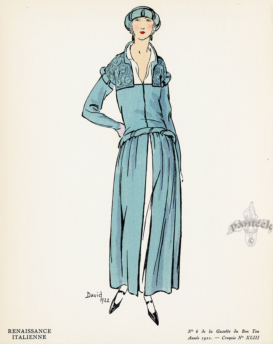 Bon Ton Fashion Prints Croquis Ou Va La Mode - Panteek Antique Prints